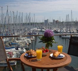 Ferienwohnung Heiligenhafen - Blick vom Balkon